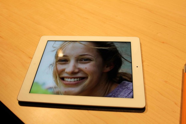 Hands on mit dem iPad 3 (Foto: Florian Weidhase/SFT)